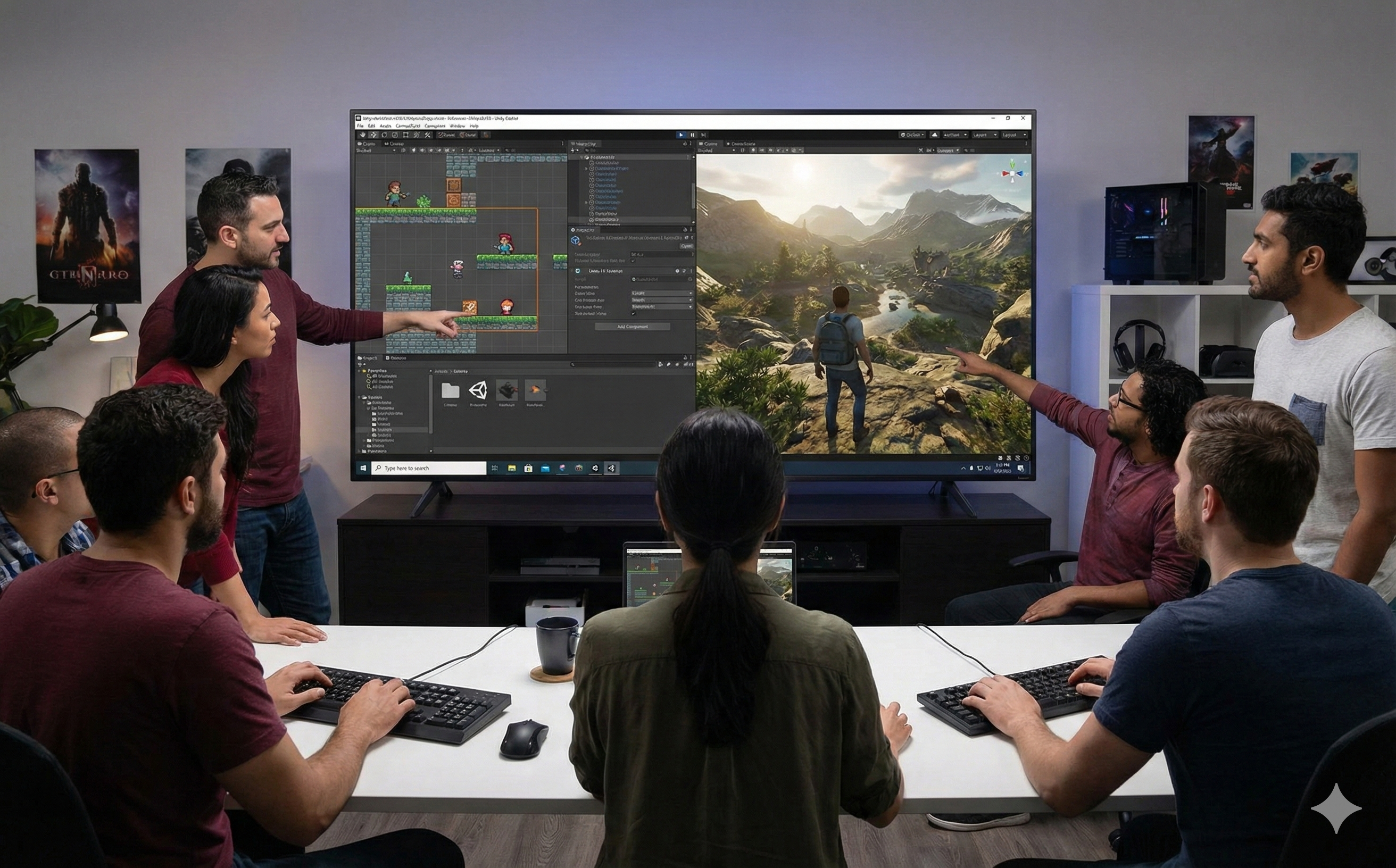 Unity 2D and 3D Game Development